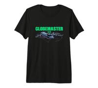 Globemaster III Military Cargo Airplane Premium T-Shirt