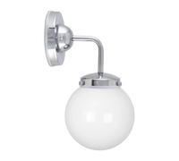 Globen Lighting Alley 1 wall lamp IP44 Chrome-white
