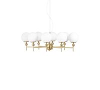Globen Lighting Astrid 85 Pendant Brushed Brass/ White