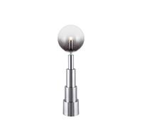 Globen Lighting - Astro 15 Table Lamp, Chrome/Smoke - Chrome