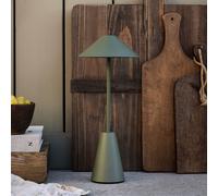 Globen Lighting Cannes rechargeable outdoor table lamp, green, IP54