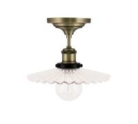 Globen Lighting - Cobbler 25 Plafond, Clear/Ant. Brass - Clear