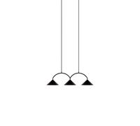 Globen Lighting Curve 3 Pendant Black