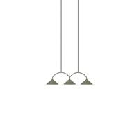 Globen Lighting Curve 3 Pendant Green