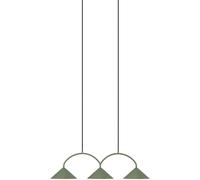 Globen Lighting - Curve 3 Pendant, Green - Green