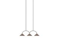 Globen Lighting Curve 3 Pendant Mocha