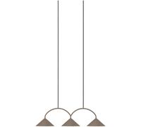 Globen Lighting Curve 3 Pendant Mocha
