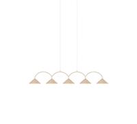 Globen Lighting Curve 5 Pendant Beige