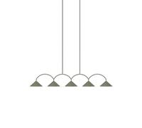 Globen Lighting Curve 5 Pendant Green