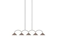 Globen Lighting Curve 5 Pendant Mocha