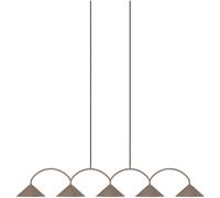 Globen Lighting Curve 5 Pendant Mocha