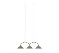 Globen Lighting Curve 3 Pendant Green