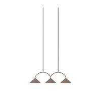 Globen Lighting - Curve 3 Pendant, Mocha - Mocha