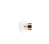 Globen Lighting - Fungo 16 Wall Lamp, Brushed Brass / Clear - Clear