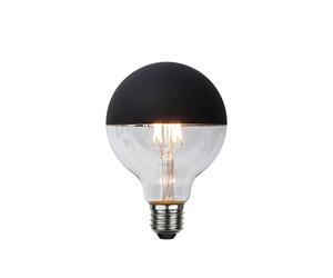 Globen Lighting Glob LED light bulb Clear, black top, e27, 2,8w e27, 4w