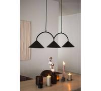 Globen Lighting - Curve 3 Pendant, Black - Black
