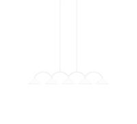 Globen Lighting - Curve 5 Pendant, White - White
