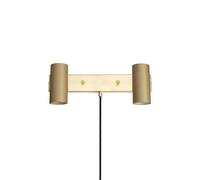 Globen Lighting Hubble 2 Wall Lamp Brushed Brass