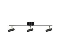 Globen Lighting Hubble 3 Long ceiling lamp Black-brass