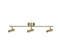 Globen Lighting Hubble 3 Long Ceiling Light Brushed Brass