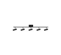 Globen Lighting Hubble 5 Long ceiling light Black