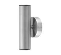 Globen Lighting Hubble up/down wall light façade lighting Brushed steel