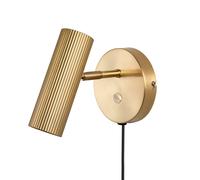 Globen Lighting Hubble wall lamp brushed brass