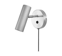 Globen Lighting Hubble wall lamp Brushed steel