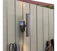 Globen Lighting Hubble wall light, steel, height 21 cm, IP44