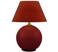 Globen Lighting - Iris 16 Table Lamp Portable, Burgundy - Burgundy