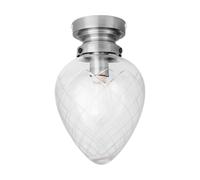 Globen Lighting - Juni Wall/Ceiling Lamp, Steel / Clear - Clear
