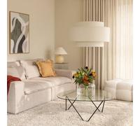 Globen Lighting Noah Bouclé pendant light, Ø 70 cm, white