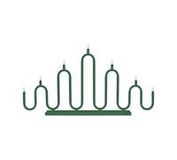 Globen Lighting Noel 7 advent candle Green