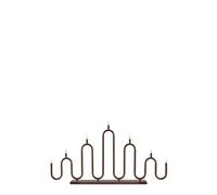 Globen Lighting Noel 7 Advent Candle Holder Bronze