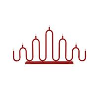 Globen Lighting Noel 7 advent candle Red