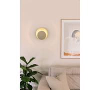Globen Lighting ORBIT wall light, beige, Ø 30 cm