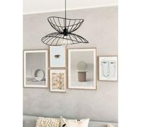 Globen Lighting RAY pendant light, black, Ø 45 cm