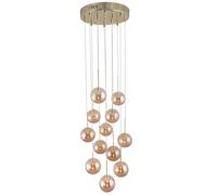 Globen Lighting - Skyfall Chandelier, Amber - Amber