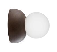 Globen Lighting Torrano 13 Wall/ Ceiling Light Red Stained Oak