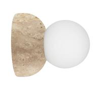 Globen Lighting Torrano wall lamp/ceiling lamp 13 cm Travertine