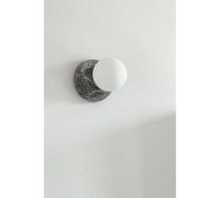 Globen Lighting Torrano wall light, grey, Ø 13 cm, IP44