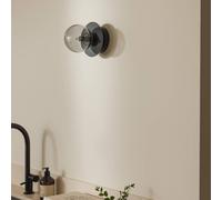 Globen Lighting Art Deco ceiling Black-smoke