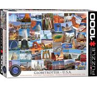 Globetrotter USA 1000 piece jigsaw puzzle 680mm x 490mm (pz)