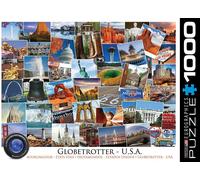 Globetrotter USA 1000 piece jigsaw puzzle 680mm x 490mm (pz)