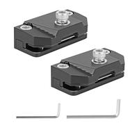 GLOBLED Hood Light Mounting Bracket Black Aluminum Ditch Light Brackets 2PCS for Led Light Bar Work Light Pods Mounting Holder Compatible with Truck SUV Cars Jeep