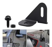 GLOBLED JL Antenna Mount Driver Side CB Antenna Mount Radio Driver's Side Mounting Bracket Front Driver Near The Hood Side CB Holder Compatible with Jeep Wrangler JL JLU & Jeep Gladiator JT 2018-2023