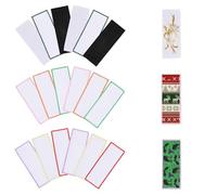 GLOBLELAND 18 Pcs 9 Colors Colorful Cross Stitch Bookmarks 7.5x2.7 inch 14T Colored Lace Embroidery Edge Cross Stitch Bookmark Kits DIY Blank Bookmarks for Notes Books Documents