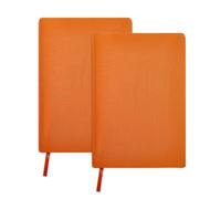 GLOBLELAND 2 Pcs Dark Orange Elastic Cloth Book Covers 6"x9" Stretchable Book Sox Book Protector for Most Hardcover Books Up to 8.5"x9.5" Washable Reusable Protective Cover for Hardcover Textbooks