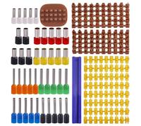 GLOBLELAND 214 Pcs Clay Letter Stamp Sets Circle Cutters Handmade Alphabet Number Perforator Indentation Ceramics Dotting Moulds Punch Tool for Clay Pottery Craft Handmade
