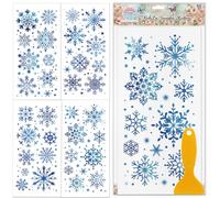GLOBLELAND 4 Sheets Christmas Winter Snow Rub on Transfers for Crafts Christmas Snowflakes Furniture Transfer Stickers 11.8x5.9inch Decals Stickers for Bedroom Living Room Desk Table Decoration